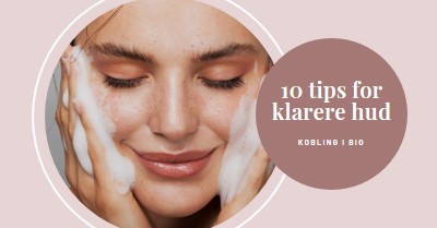 10 tips for klarere hud purple modern-simple