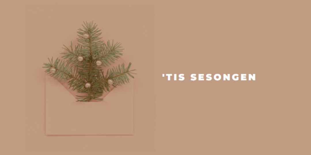 Tis sesongens hilsener yellow modern-simple