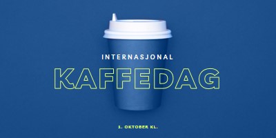 Kafékultur blue modern-bold