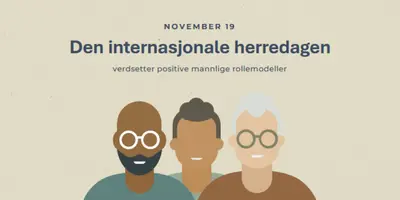 Den internasjonale herredagen gray modern-color-block