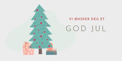 Ønsker deg en god jul pink whimsical-color-block