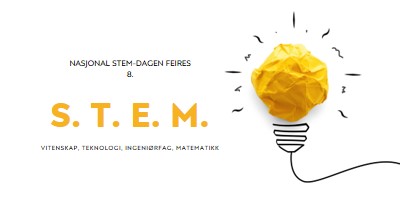 Vitenskap, teknologi, ingeniørfag, matematikk yellow modern-simple