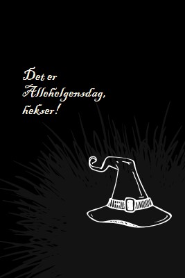 Det er Allehelgensdag black whimsical-line