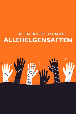 Super skummelt orange modern-color-block