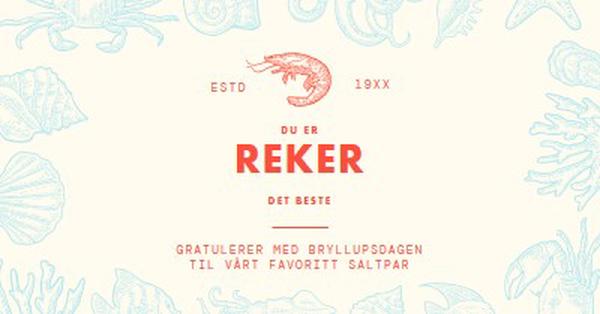 Rett og slett de beste reker gray bold,retro,maritime