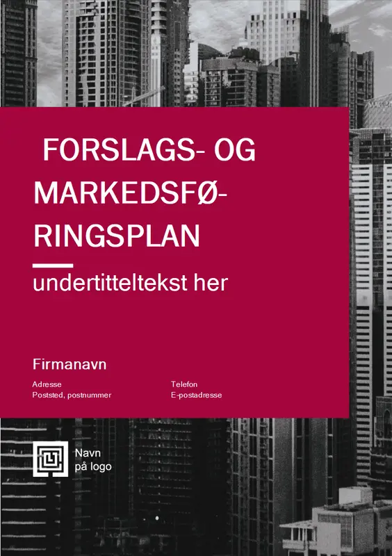 Forretningsrapport (profesjonell utforming) modern-simple