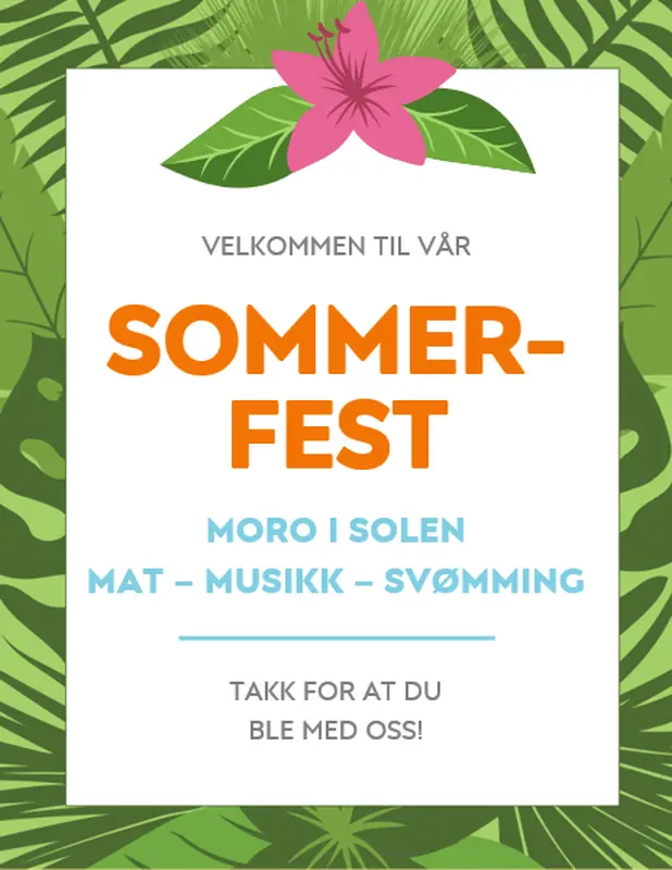 Utskrivbart festmateriell med sommermotiv vintage retro