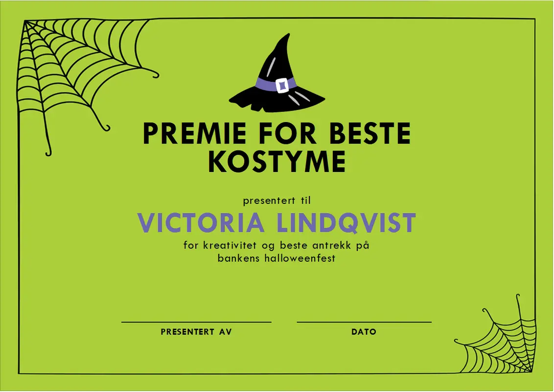 Pris for kostyme på halloween whimsical-color-block