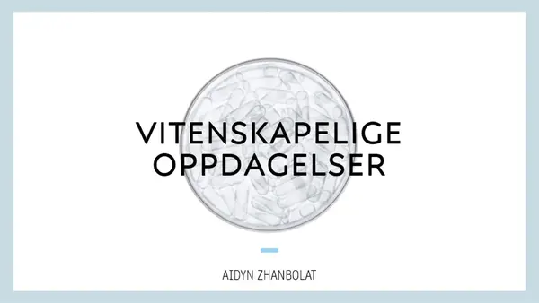Vitenskapelige oppdagelser modern simple