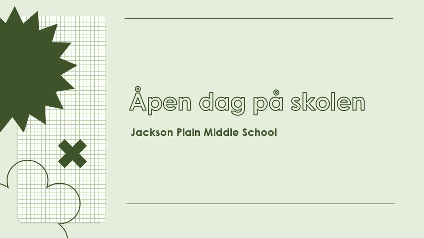 Presentasjon for foreldrekveld
