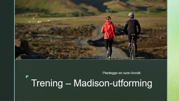Trening – Madison-utforming modern bold