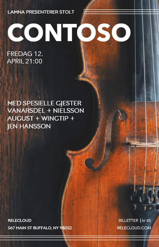 Konsertplakat