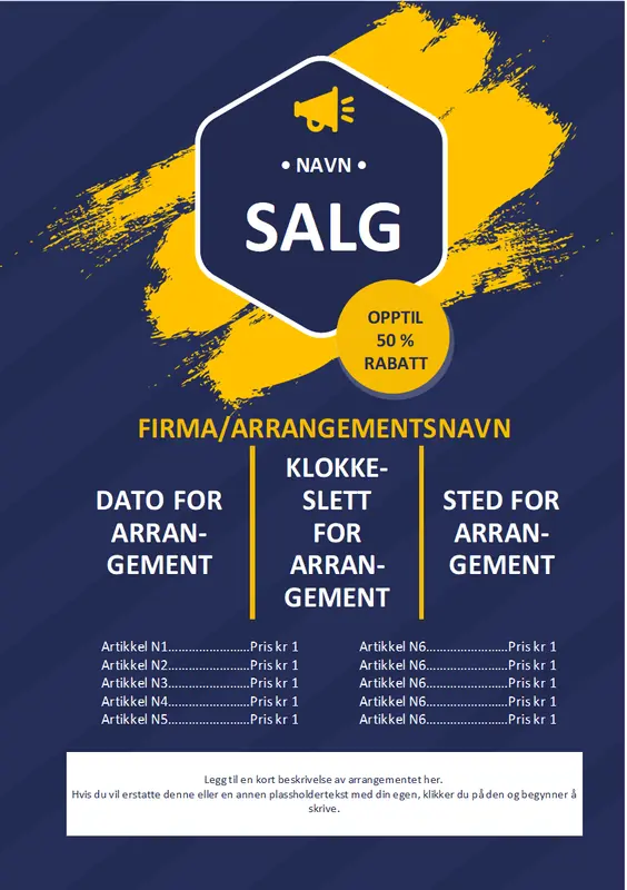 Salgsflygeblad