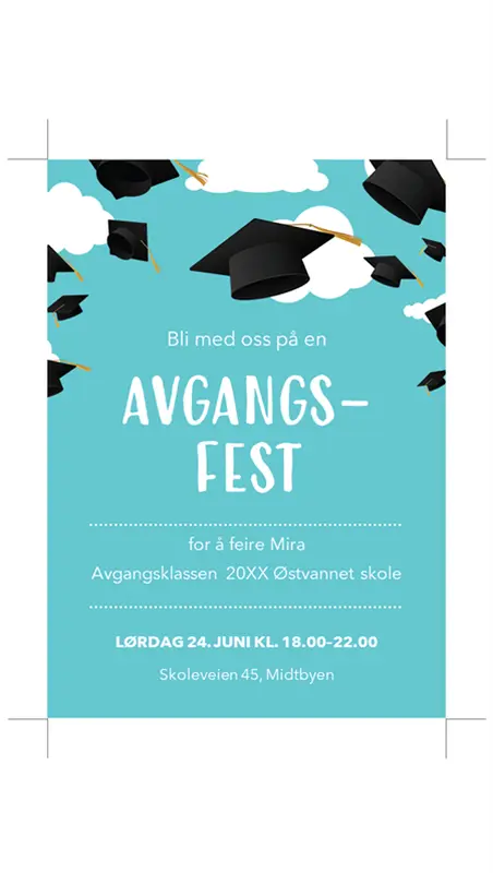 Invitasjon til eksamensfest