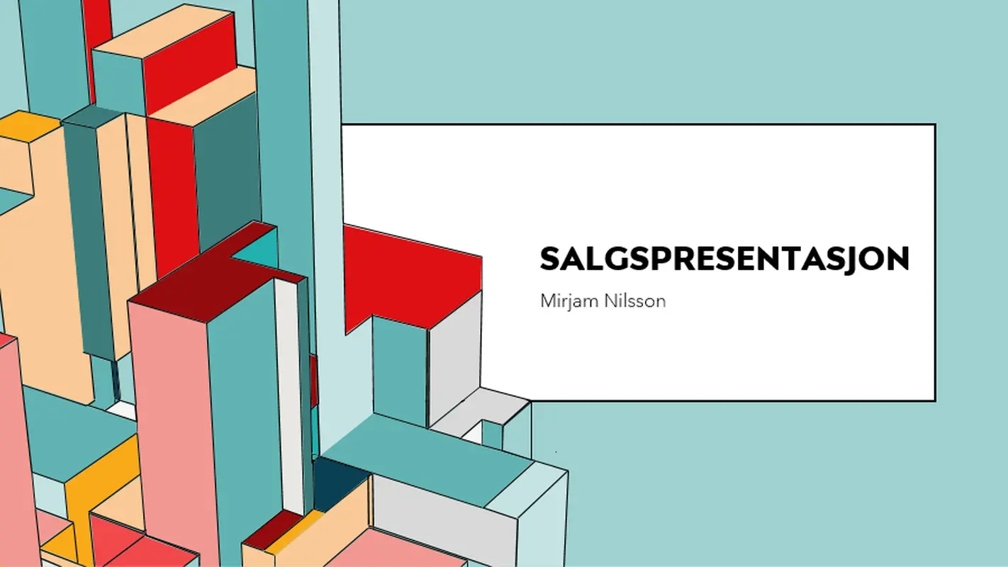 Arkitekturpresentasjon modern-simple