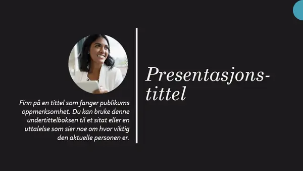 Presentasjon av biografi modern geometric