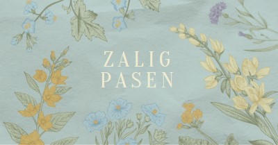 Paaswensen blue vintage-botanical