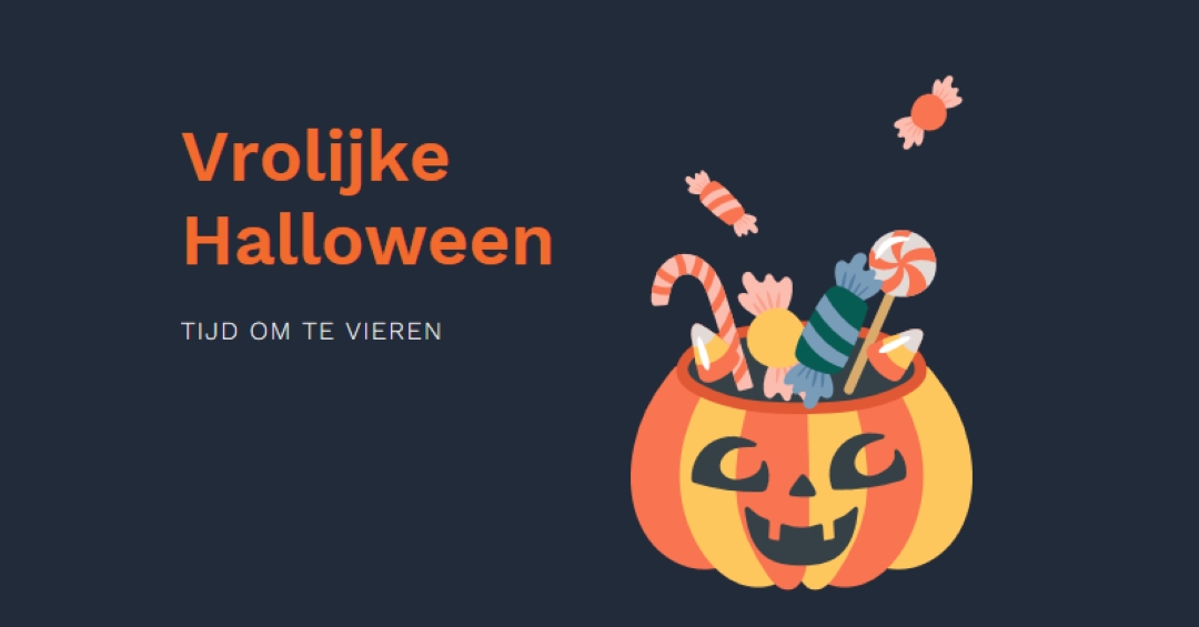 Heb een lieve Halloween black whimsical-line