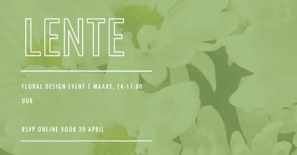 Een adem van lentelucht green modern-simple