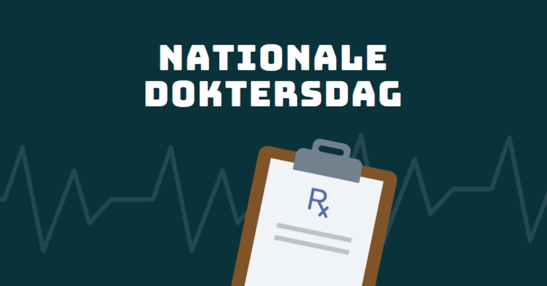 Vandaag is het Nationale Doktersdag blue modern-simple