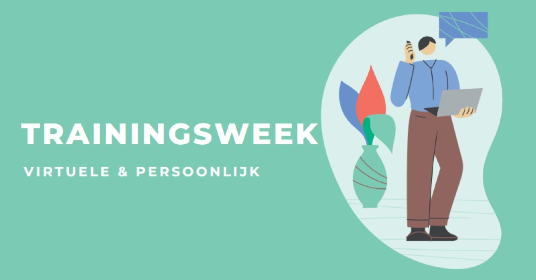 Trainingsweek green modern-color-block