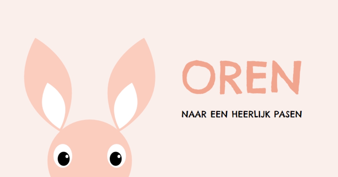 Naar een heerlijk Pasen pink whimsical-color-block