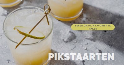 Mijn favoriete cocktails maken yellow modern-simple