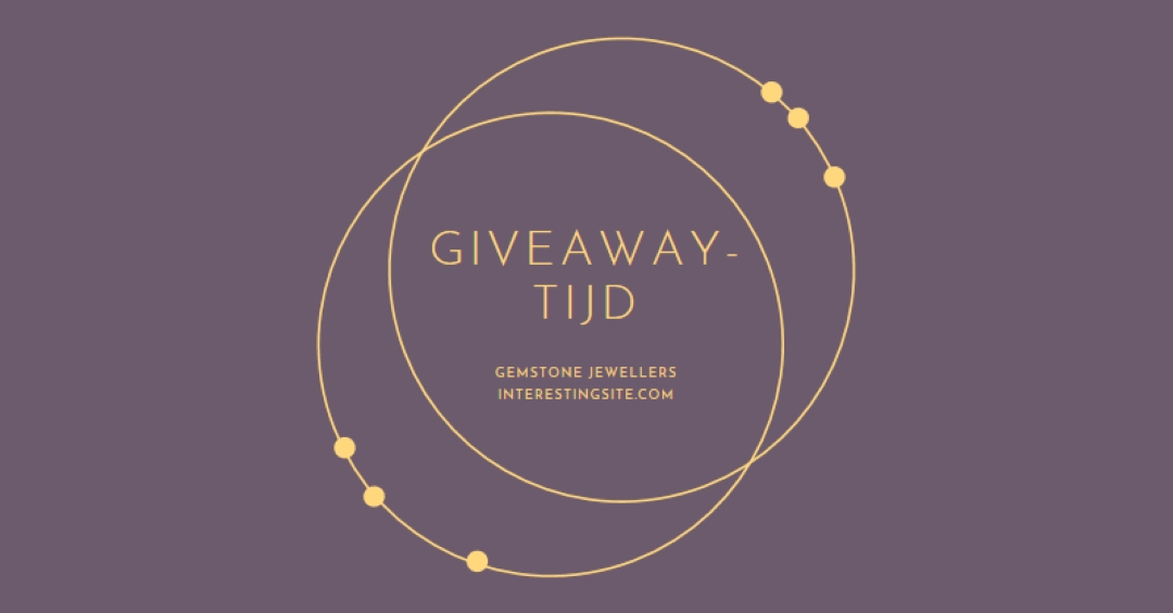 Het is giveaway-tijd purple modern-simple