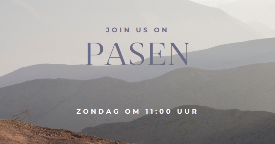 Doe mee met Paaszondag gray modern-simple