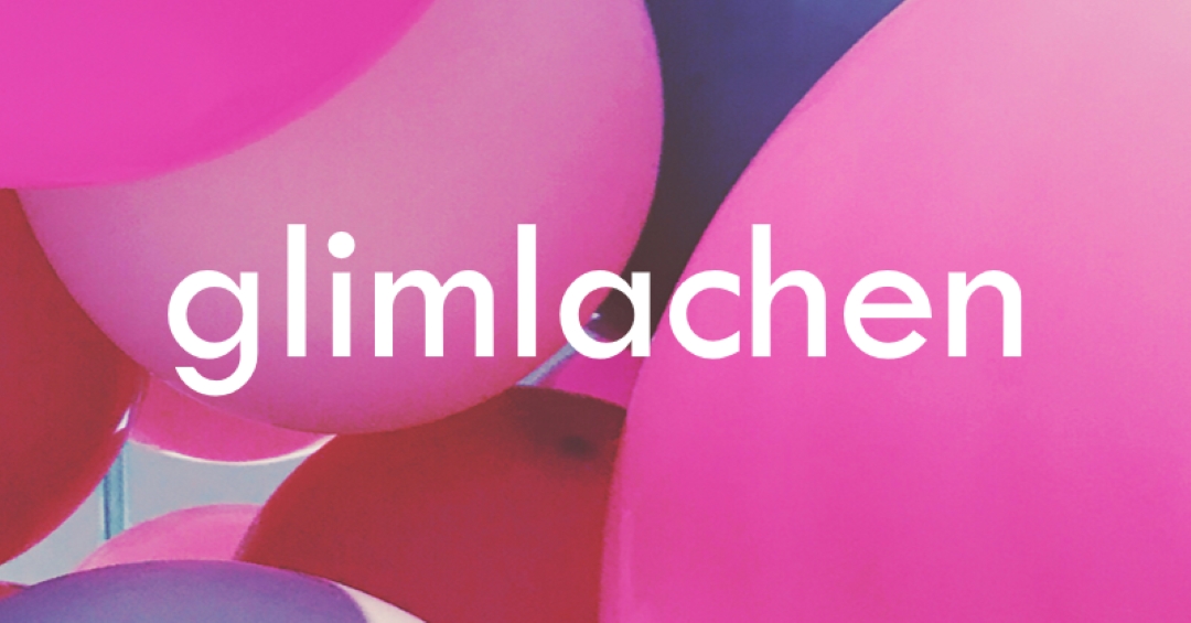 Alle glimlachen pink modern-bold
