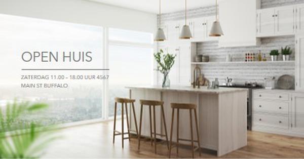 Culinair stadsbeeld white modern-simple