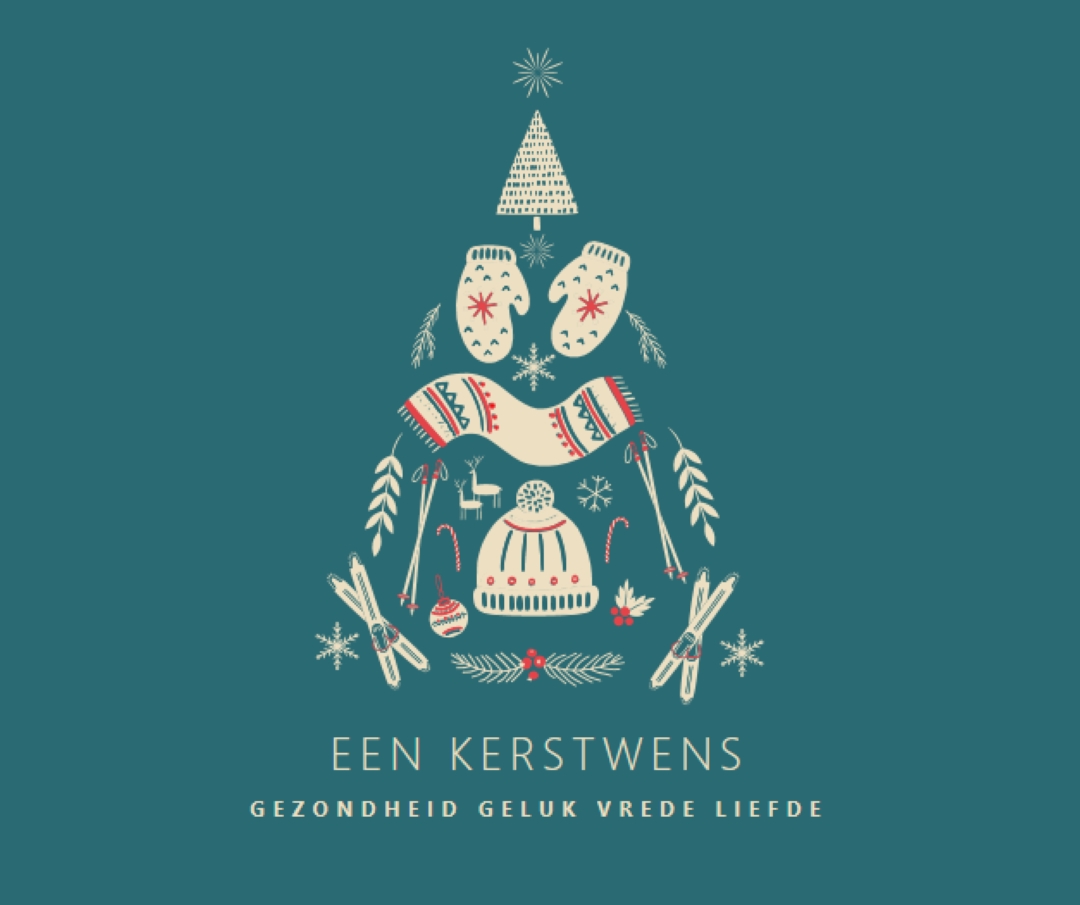 Alles wat ik wil voor kerstmis green modern-simple
