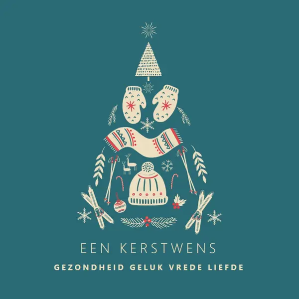 Alles wat ik wil voor kerstmis green modern-simple