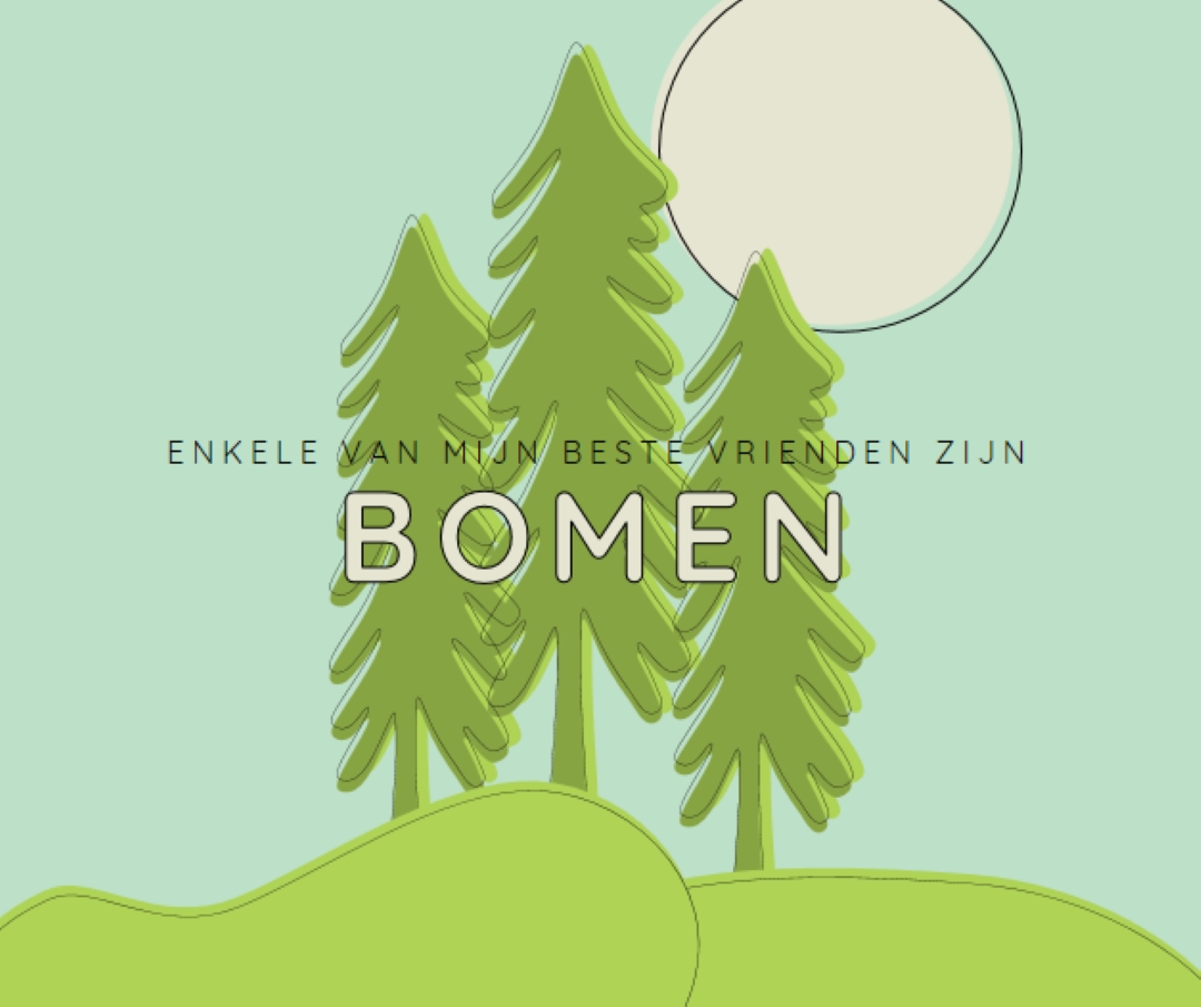 Bosretraite green whimsical-line