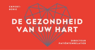 De gezondheid van uw hart red modern-bold