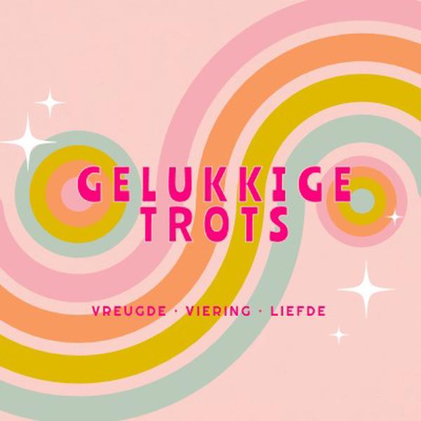 Vreugde, viering, liefde pink vintage-retro