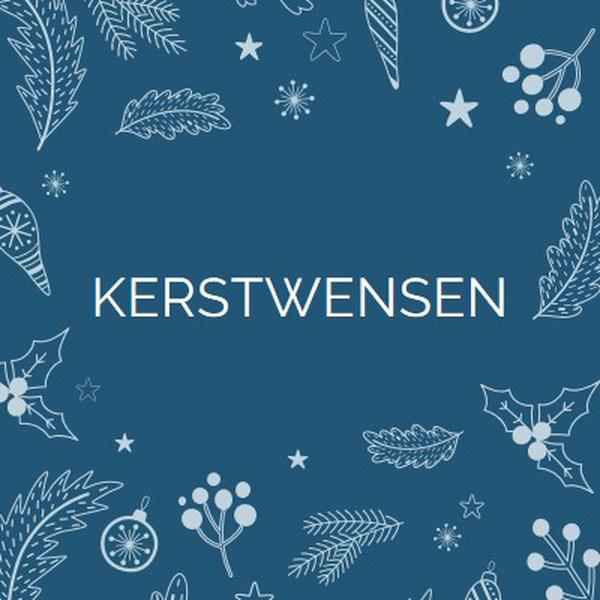 Sprankelend seizoen blue whimsical-line