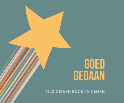 Tijd om een boog te nemen green modern-simple