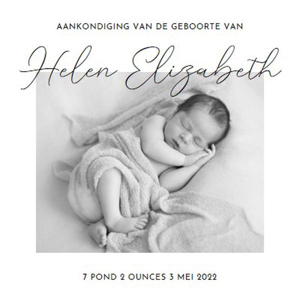 Slapen als een baby gray modern-simple