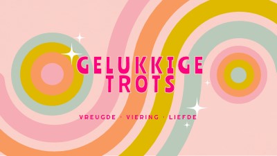 Vreugde, viering, liefde pink vintage-retro