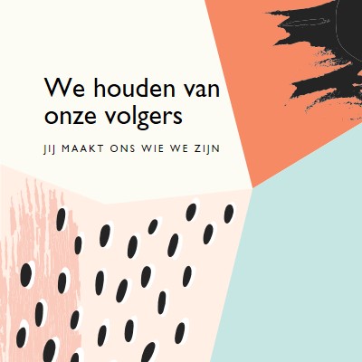 Voel de liefde white modern-bold