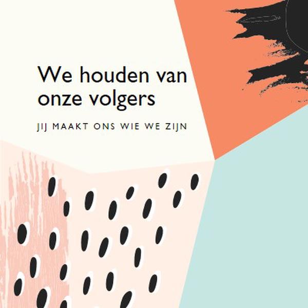 Voel de liefde white modern-bold