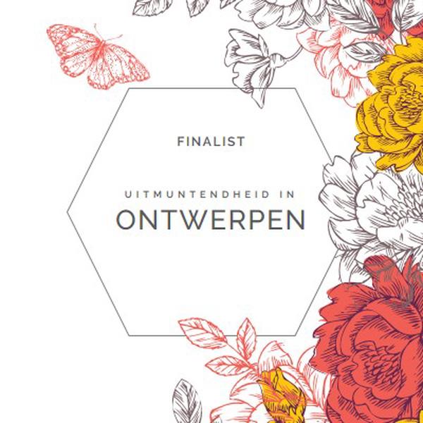 Uitstekende ontwerpen white vintage-botanical