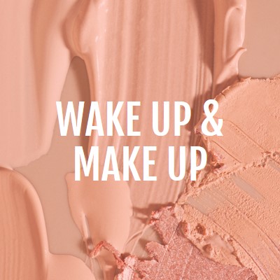 Ontwaak & make-up pink modern-simple