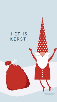 Het is Chistmastime blue whimsical-color-block