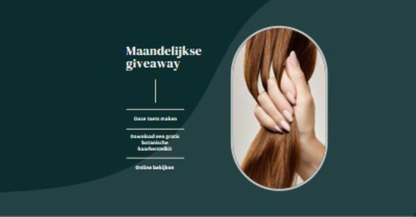 Natuurlijke tresses green organic-simple