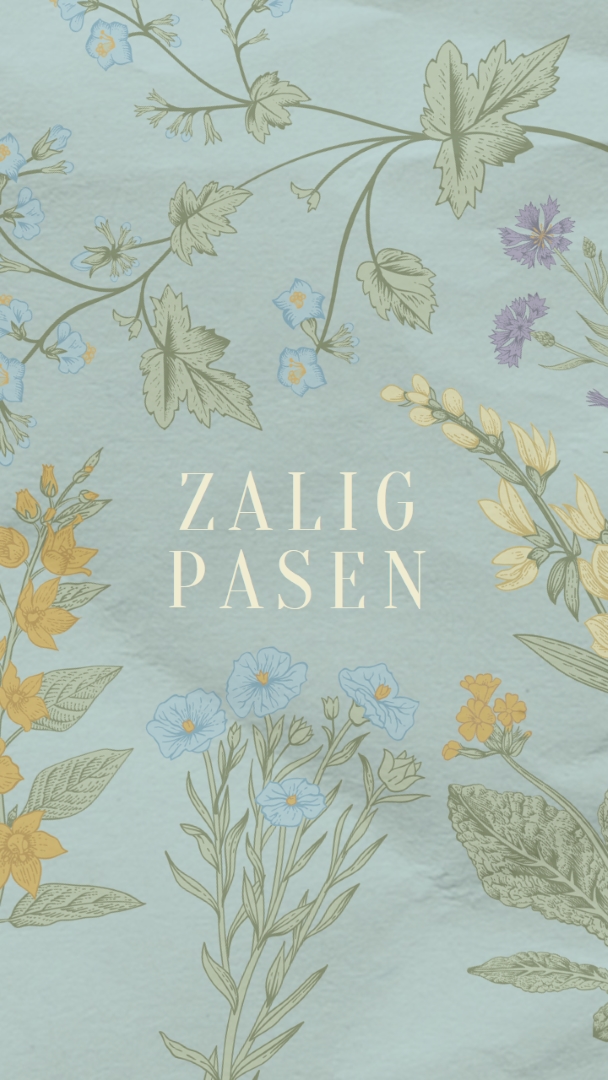 Paaswensen blue vintage-botanical