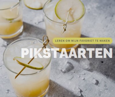 Mijn favoriete cocktails maken yellow modern-simple