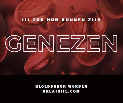 Bloeddonor worden red modern-simple