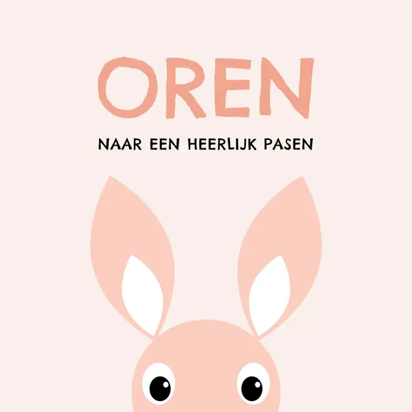 Naar een heerlijk Pasen pink whimsical-color-block